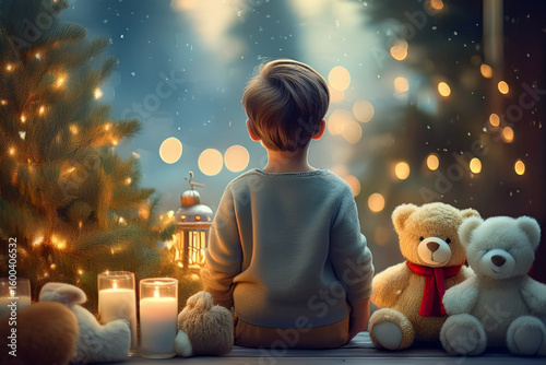 クリスマスと男の子