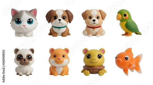 Plastic Pets – Cute Cartoon Animal Icons