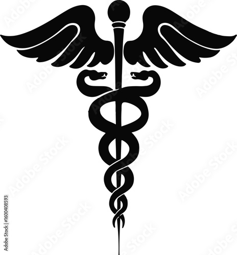 caduceus medical icon