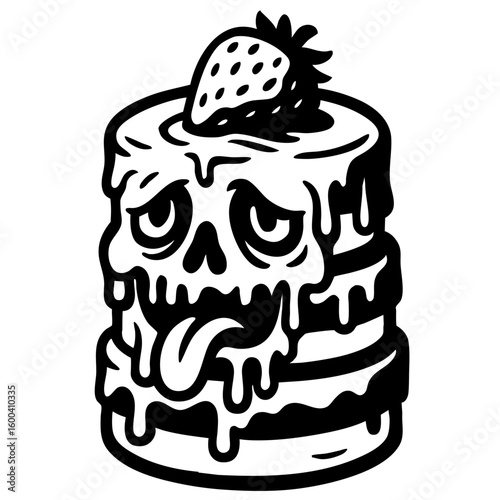 MeltingSkullCake
