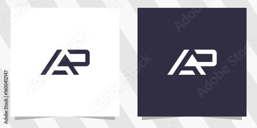 letter ap pa logo design