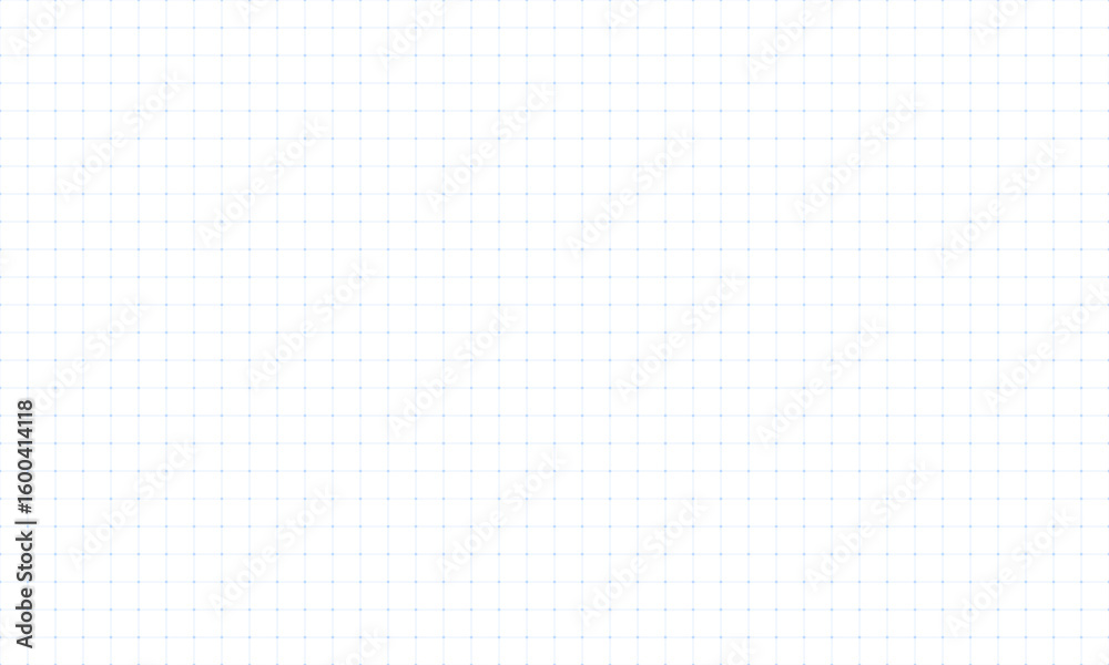 Blue grid paper with dot background