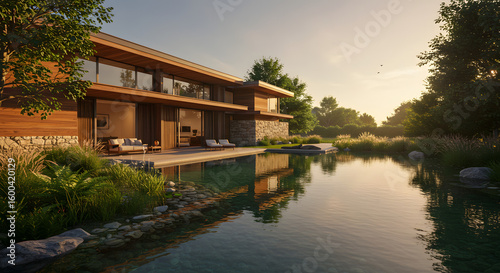 reflection in the water