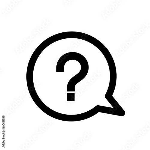 question mark on white background. question mark symbol. help and feedback icons.