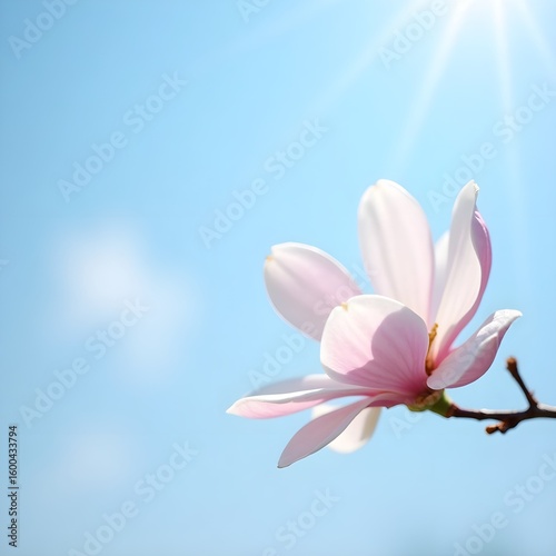 Beautiful magnolia flowers