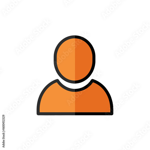 Modern user icon symbolizing identity, profile, and representation in digital communication and personal branding projects.