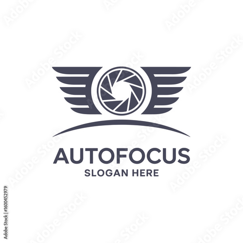 Modern and minimalist vector and abstract logo Unique drone camera logo