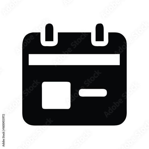 Simple Calendar Icon for Scheduling and Appointments