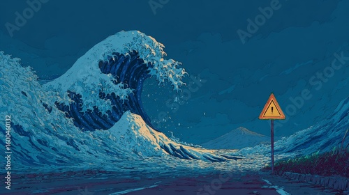 Urgent tsunami alert issued  prepare for potential high waves and coastal impact