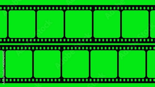Filmstrip Animation, Old Filmstrip Moving Animation,  Film Strip Transition animation