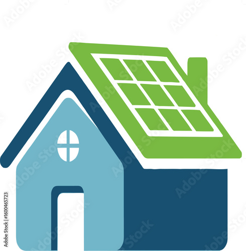 Green Home with Solar Panels Sustainable Energy Solutions for Eco-Friendly Living