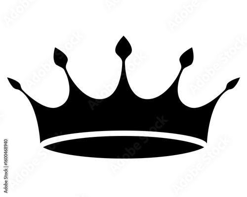 Royal crown kind and queen silhouette element