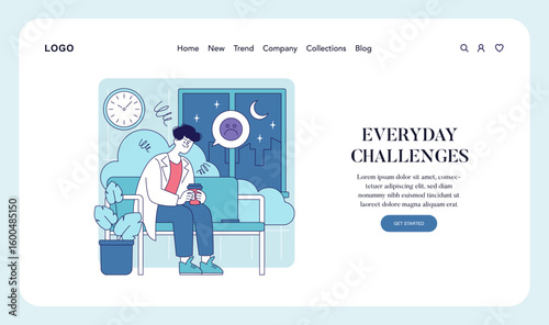 Journey Of A Healthcare Hero. Flat Vector Illustration