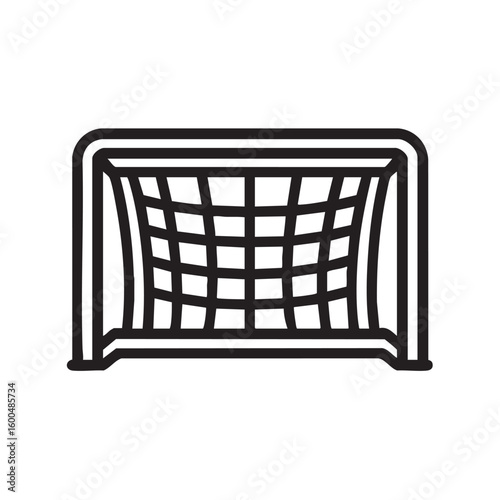 Soccer goal for outdoor games and sports practice sessions