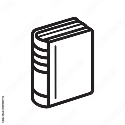 Elegant hardcover book for education and literature