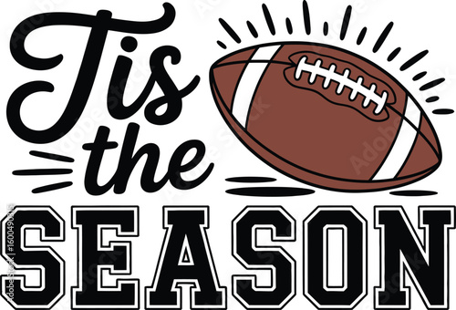 Tis the season football graphic sports game