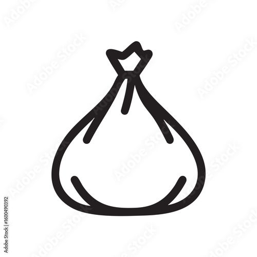 Dumpling design concept for culinary projects and food branding