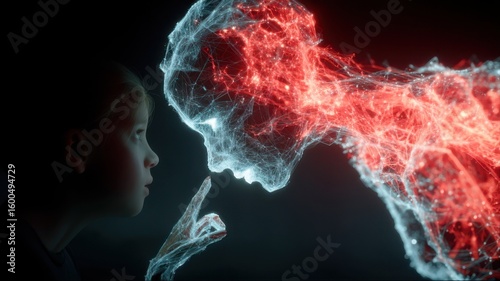 child and the figure of red and blue 
