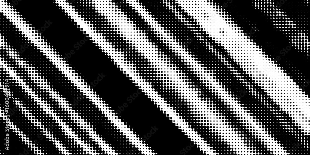 Fototapeta premium Grunge halftone black and white dots texture background. Spotted Abstract Texture