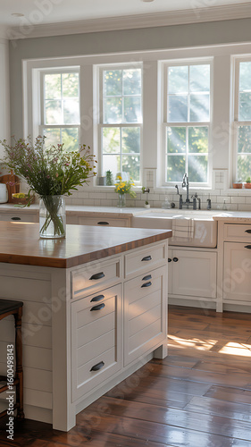 modern kitchen interior 