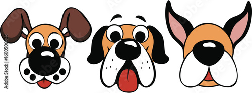 dog head, realistic, black and white illustration, digital art, high detail, precise lines, sharp contrast
