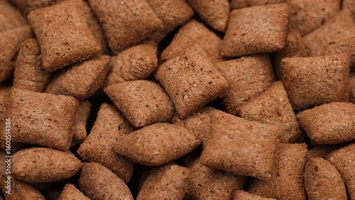 Heap of Cereal chocolate pillow breakfast, rotate