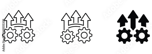 Unlock powerful business growth with dynamic gear icons symbolizing efficiency, progress, and optimization for corporate success and strategic development