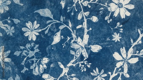 Unique photographic style using cyanotype process