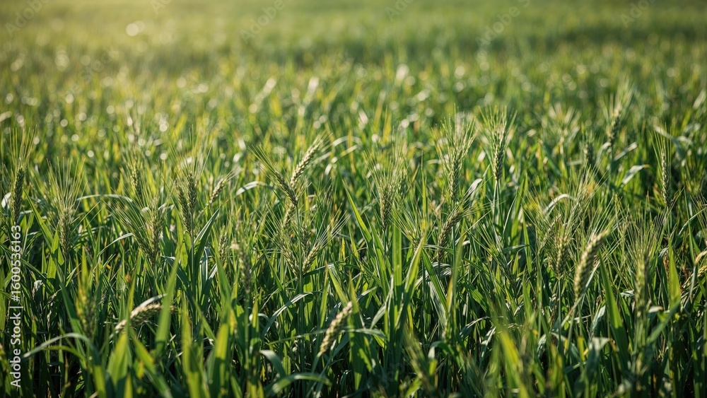 Obraz premium Vegetation developing in farmland