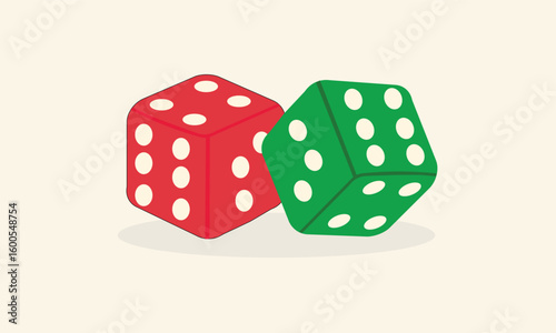 Dice image vector