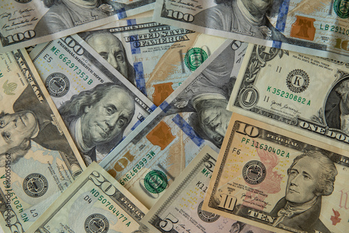 Background of american dollars