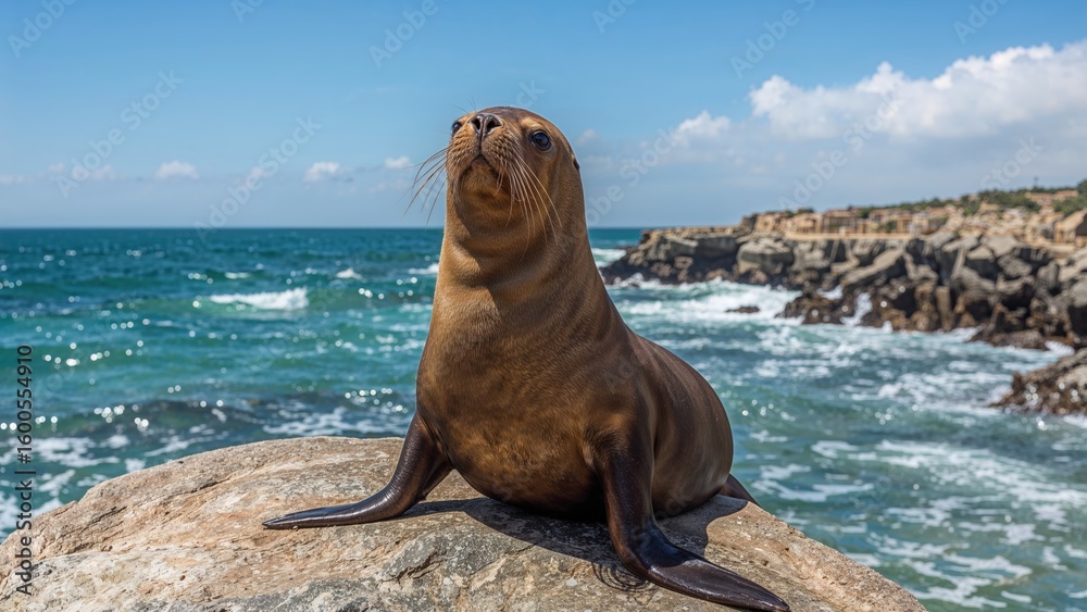 Obraz premium Coastal Sea Lion Resting
