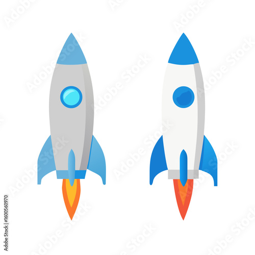 Rocket icon, rocket sign space rocket vector illustration vector