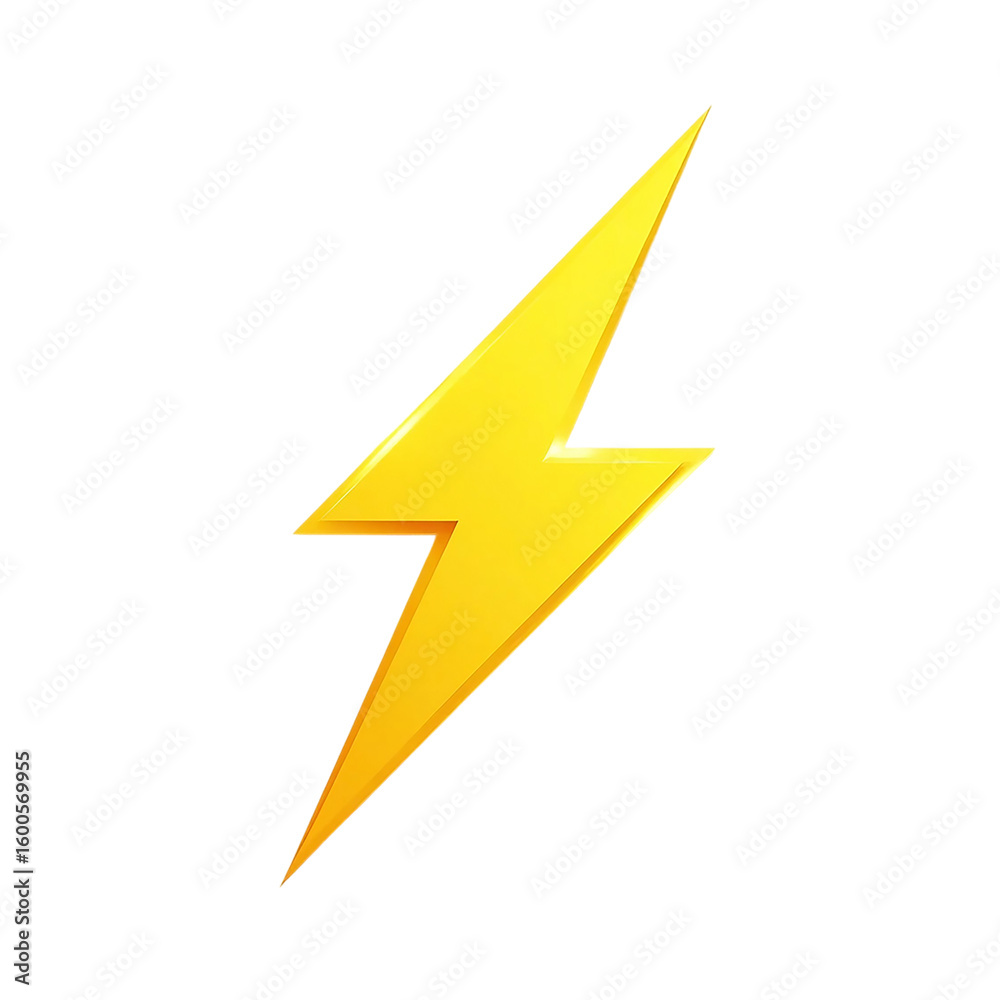 Yellow Lightning Bolt Clipart for Power & Energy Yellow Lightning Bolt Clipart for Power & Energy
