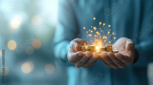 Investing in future opportunities financial growth business insights urban environment close-up view wealth creation strategies