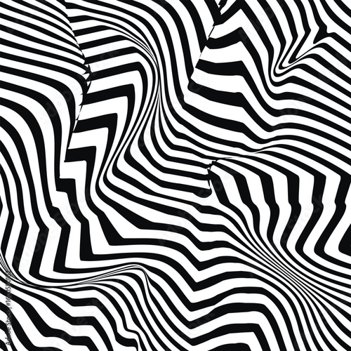 abstract beautiful black line with mash structure pattern design.