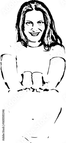 Happy pregnant giving bootee