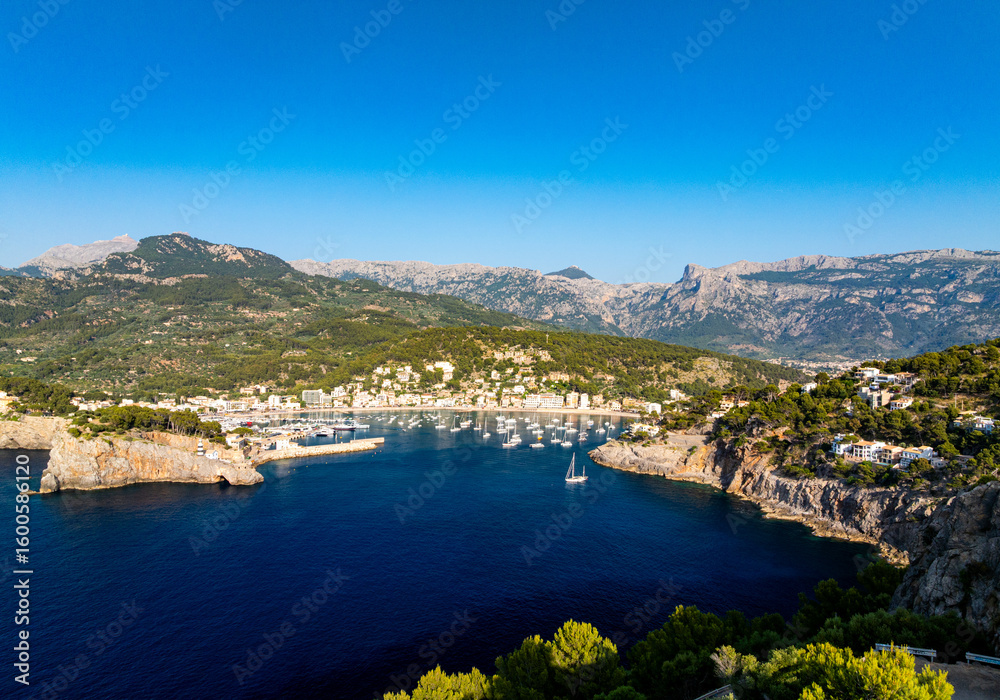 Fototapeta premium Port de Soller, Mallorca, Balearic Islands, Spain