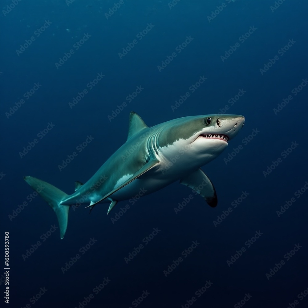 Fototapeta premium great white shark