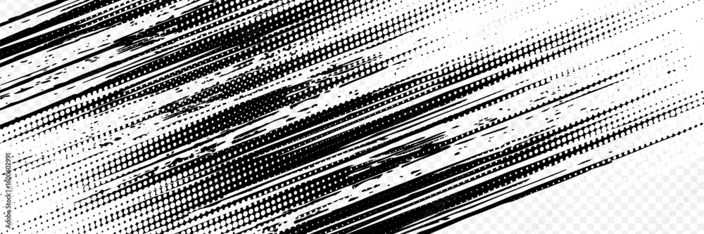Manga focus speed lines for comic effect. Motion and action diagonal focus flash strip lines for anime comic book. grunge sport style