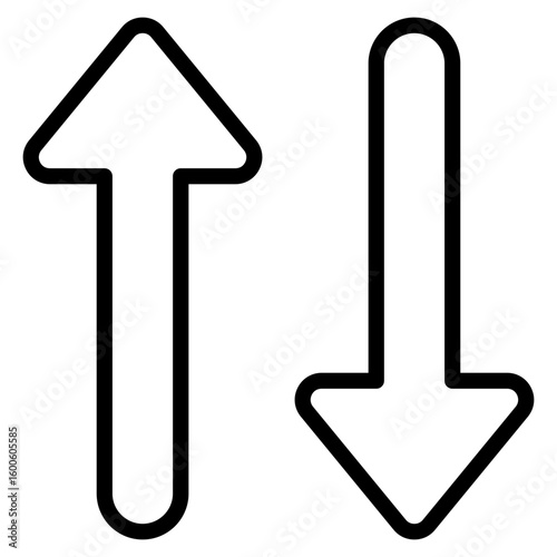 Sorting Arrows  Icon Element For Design