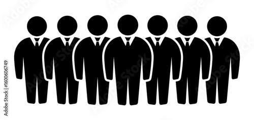 Symbol, ikona ludzi. Plik wektorowy.