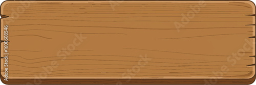 Isolated round brown wooden cutting board on a white background