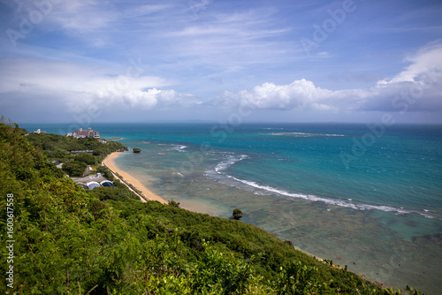 Fototapeta Naklejka Na Ścianę i Meble -  The scenery of Cape Chinen in Nancheng City, Okinawa Prefecture, Japan