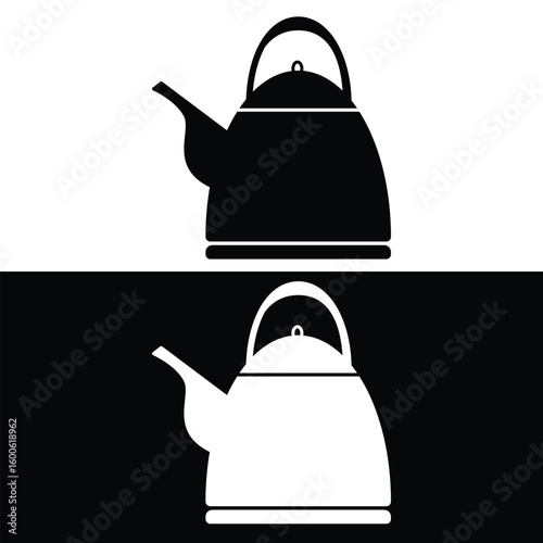 White and Black Background vector illustration
