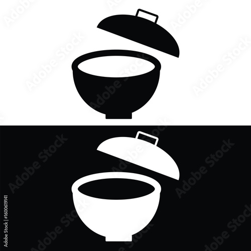 White and Black Background vector illustration
