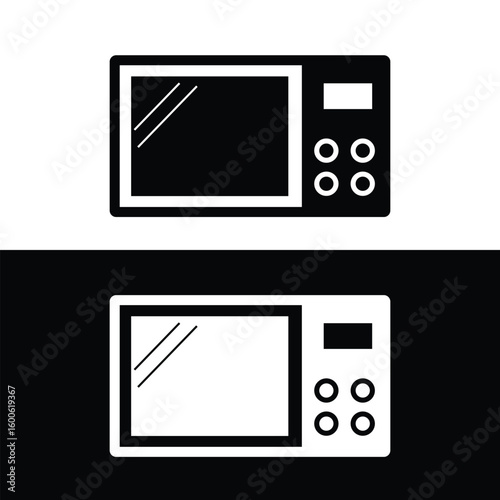 White and Black Background vector illustration
