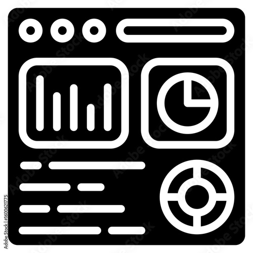 Dashboard Panel  Icon Element For Design