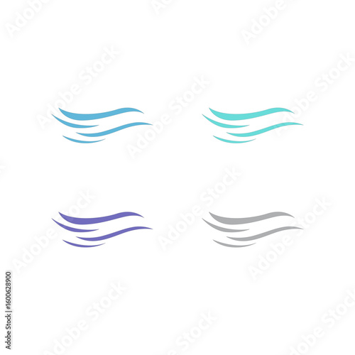 WATER SPLASH SIGN SYMBOL LOGO VECTOR
