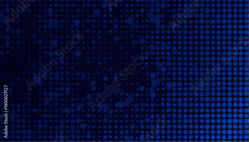 Abstract blue dotted background in modern design style  